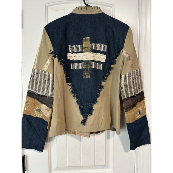 Sandy Starkman Fabric Artist Womens M Jacket‎ Lined - Picture 3 of 3